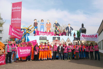 Aktionen und Warnstreiks in Rheinland-Pfalz