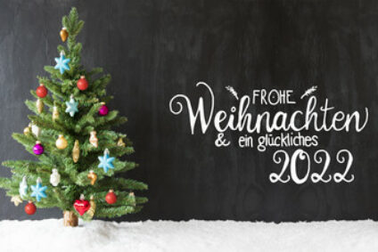 Frohe Weihnachten und einen guten Rutsch ins Jahr 2022